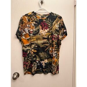 Men’s H&M Jungle Tiger Print Short Sleeve Tee